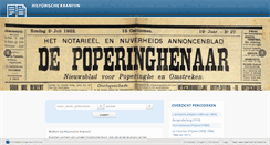 Desktop Screenshot of historischekranten.be